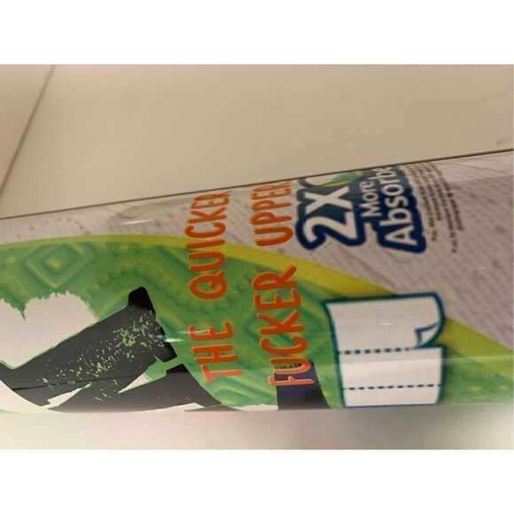 Biden The Quicker F***er upper paper towel handmade 20 oz stainless steel tumble - Picture 9 of 9